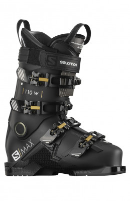 Dámské lyžařské boty Salomon S/MAX 110 W Black/gold Glow/b